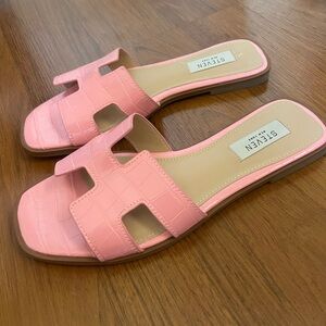 H Pink Sandals Steve Madden